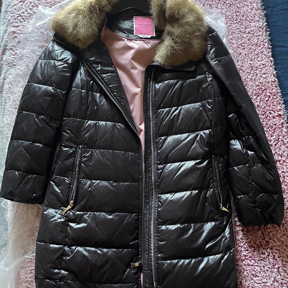 kate spade Jackets & Blazers - kate spade Long Down Puffer with Hood